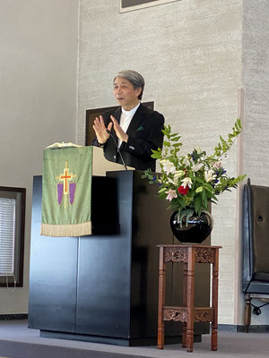 2024年8月18日（日）こちらは、当然、森牧師撮影ではありません。様々なお世話をくださった役員のF涼一さんが撮影してくださいました。