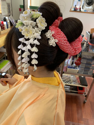成人式での日本髪 Livi Nihongami Toyohashi ページ