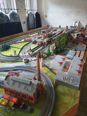 Nachbau des Lundener Bahnhofs