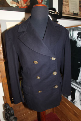 John Wayne wore this pea coat twice: in "Reap the Wild Wind" and "Wake of the Red Witch". Sold by the Wayne estate in 2011.