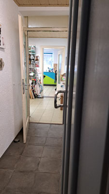 Blick in den Hundesalon und Verkaufsraum