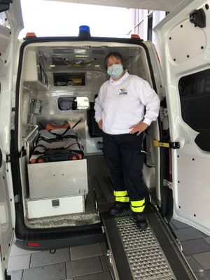 Dienst mit dem Krankenwagen