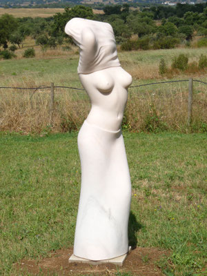 Without Titel, 2014, Marble Estremoz Creme, 175 x 53 x 40 cm