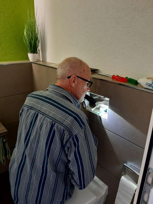 WC-Spülung reparieren....
