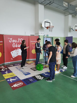 Jeu de l'oie géant