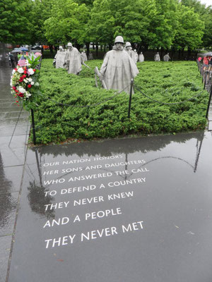 Korean War Veterans Memorial, Washington, USA