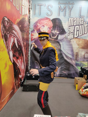 Golden Kamuy Cosplayer am Manga Cult Stand