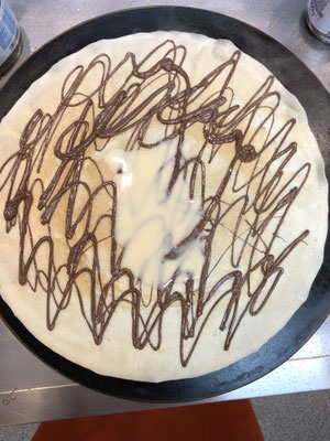 Crêpe mit Nutella und Eierlikör