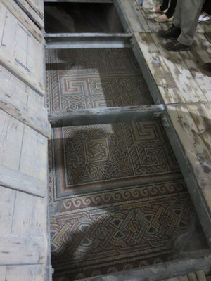 Part of original Constantinian basilica mosaic