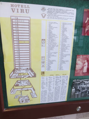 Plan of hotel