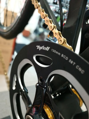 Tyrell Ive Gold & Black Klapprad ULm