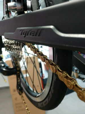 Tyrell Ive Gold & Black Klapprad ULm