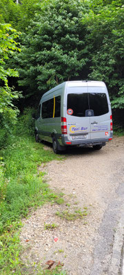 Unser neuer Bus von Taxi Bur gemietet. Ein voller Erfolg