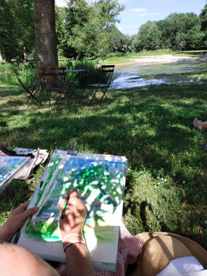 lescerclesdelumiere.com, cours de peinture dessin a tours