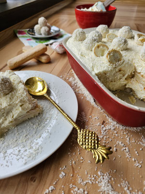 Kokos Dessert mit Raffaello