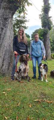 22.09.2023: Olli und Sammy sind 10km durchs schöne Wurmtal zwischen Würselen und Aachen gewandert.