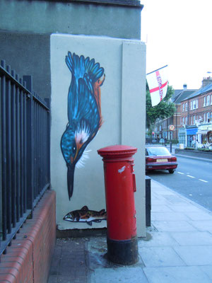 Kingfisher, The Magic Garden, Battersea, London, 2010