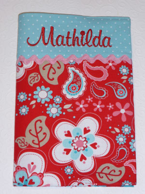 UH Blumen rot-weiß-türkis