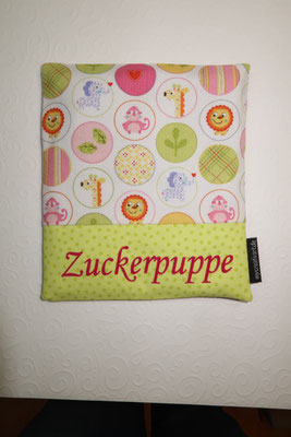 BK Kreise rosa-grün mit Schrift-Hintergrund in lemon