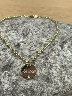 Armband mit Gravur zur Taufe