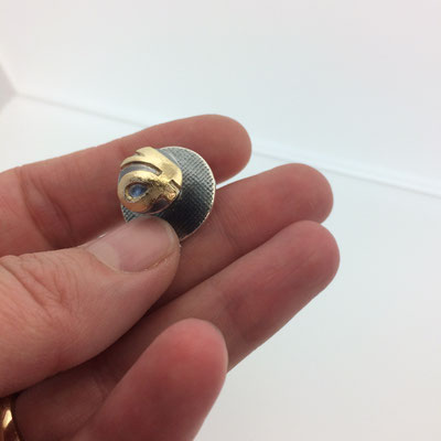 Kochknopf in Silber und Gold