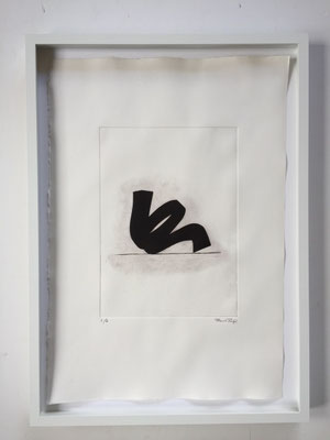 Frank Teufel, Lineaturen auf stein unf Grafik, Galerie Leander Rubrecht Wiesbaden