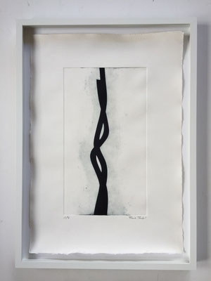 Frank Teufel, Lineaturen auf stein unf Grafik, Galerie Leander Rubrecht Wiesbaden