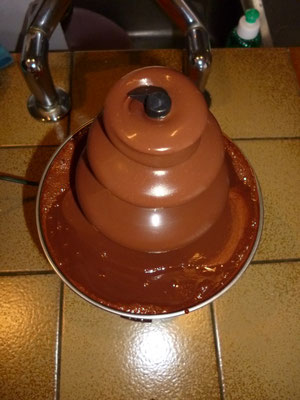 チョコレートフォンデュ　
