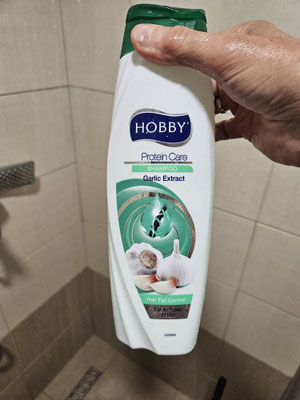Seltsame Shampoo-Sorte