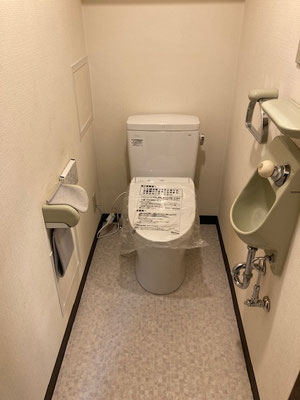 トイレ交換工事