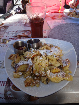 leckerer Kaiserschmarrn auf der Alm