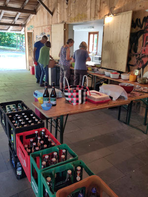 Sommerfest Buffet Foto: NABU/I.Bücker