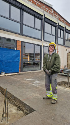 Sandro Loibner bei Partl Bau
