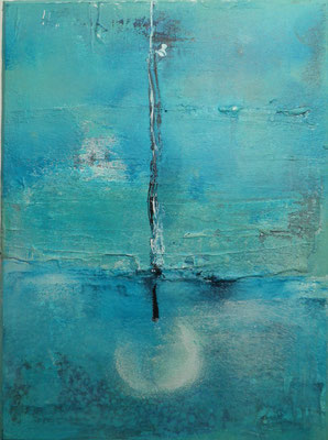Balance, Mischtechnik, 20 x 15 cm, 2012