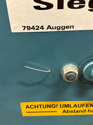 Befestigung Draht
