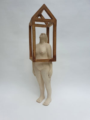 Ausblick, 2020, Steinzeug, 78x26x26cm