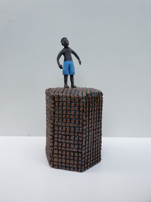 Übermut, 2021, Steinzeug, 46x22x20cm