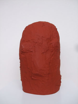 o.T.,2005 -  Gips, Fassadenfarbe, 32 x 20 x 17,5 cm