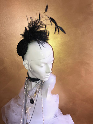Hutmacherei Anja Kaninck / Headpiece · Fascinator · Brautmode · Hochzeitsmode · Hochzeit · Braut / Federgesteck · Kopfschmuck · Hutdesign / Abendmode · Ascot · Derby · Pferderennen / JGA ·  Junggesellinnenabschied / Hamburg Bargteheide
