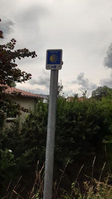 Teil des Pilgerweges