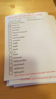 Hammer-Metzgete a discretion in der Chrüzegg