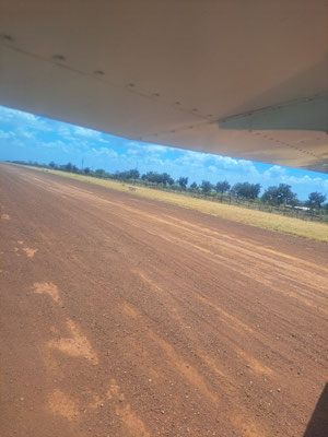 Landing at Seronera Airstrip