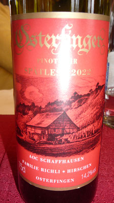 Rotwein Osterfinger Pinot Noir Spätlese 2022 von Richli