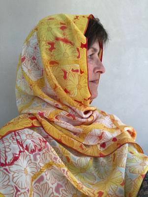 Seidenfoulard, farbreise.ch, Marianne Iten Thürig