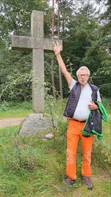 Am Gipfel, 63 m ü. M