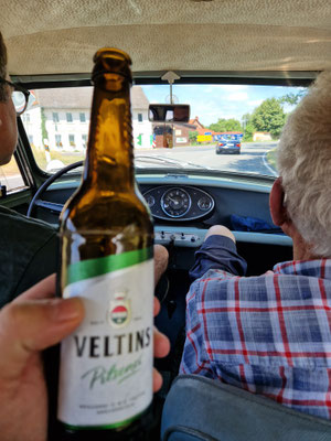 Spazierfahrt mit Gästen am Samstag. 