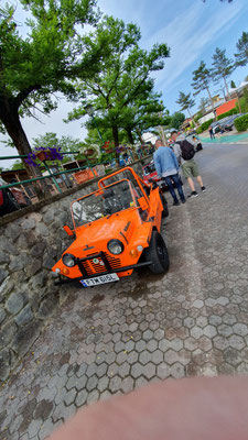 Der erste Mini den wir am Mittwoch auf der Autobahn getroffen haben.