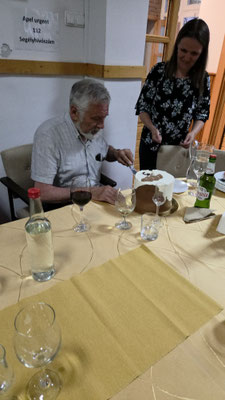 Die Geburtstagstorte zum 75.