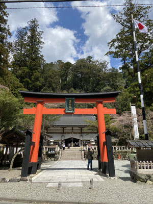丹生川上神社までウォーキング、そしてミズハノメの神様にご挨拶