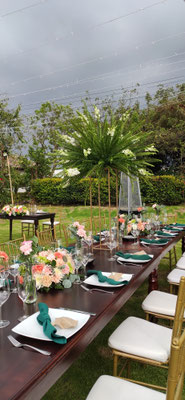 Decoración boda al aire libre